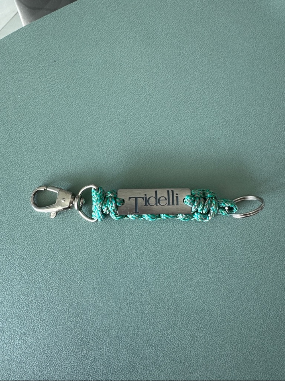 Tidelli Braided Rope Key Holder with Silver Accents